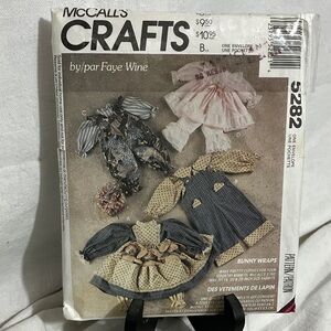 McCall's Crafts Bunny Wraps Pattern